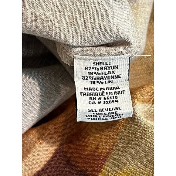 Anthropologie Ranna Gill Tie back Jumpsuit Medium Multicolor Boho Festival New - Picture 5 of 9